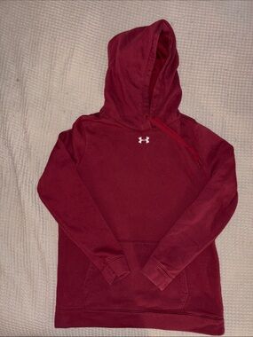Under Armour Women's Burgundy Pullover Hoodie